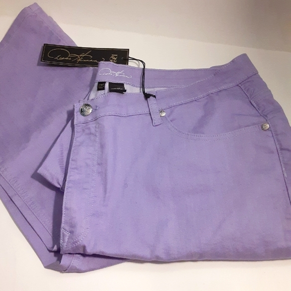 DG2 by Diane Gilman Womens' Lavender Denim Jeans Size 22WT - Picture 1 of 4
